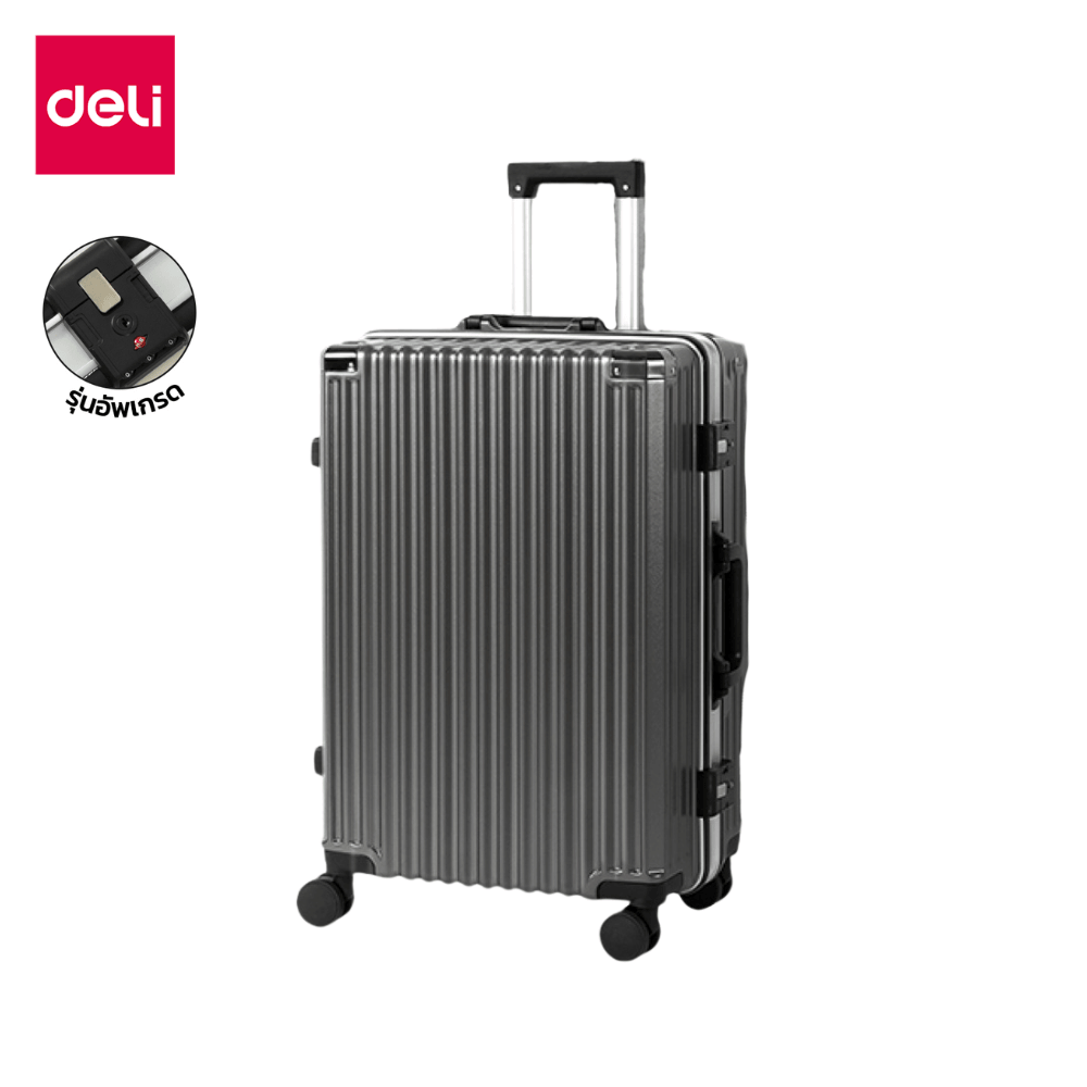 กระเป๋าเดินทางล้อลาก DELI EH1055-GR-24-01 24 นิ้ว สีเทา_10